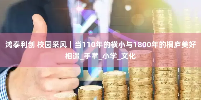 鸿泰利创 校园采风丨当110年的横小与1800年的桐庐美好相遇_手掌_小学_文化
